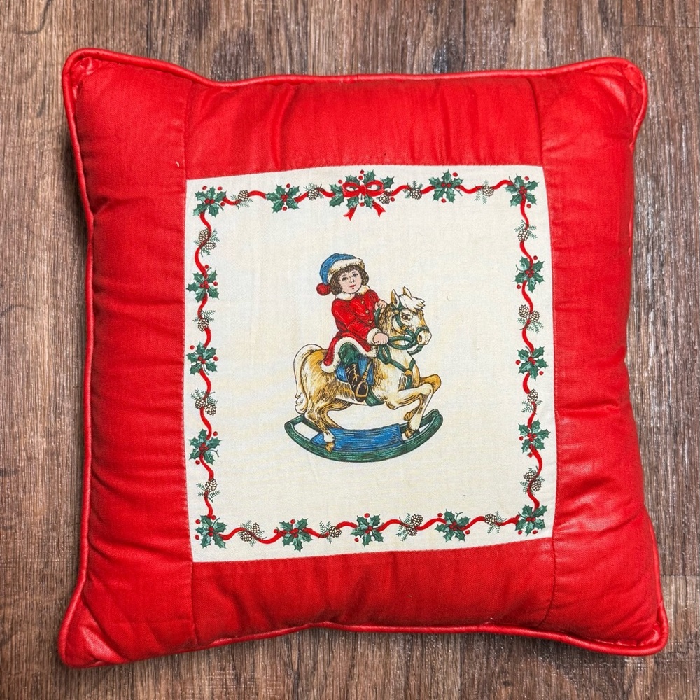 Vintage Fantasy Toys” by Villeroy & Boch Holiday Pillow